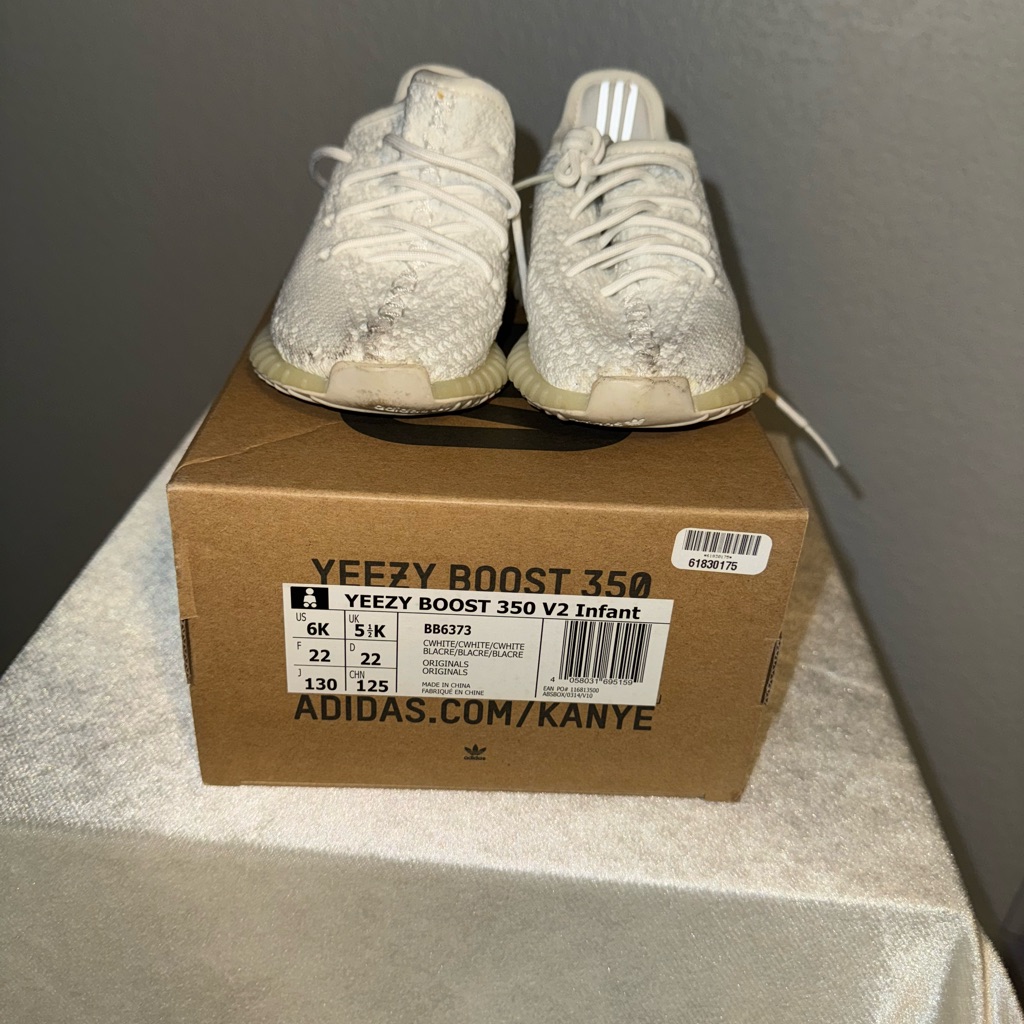 Adidas Yeezy Boost 350 V2 Infant Sneakers - Cream